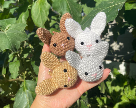 Crochet Bunny Rabbit Keychains
