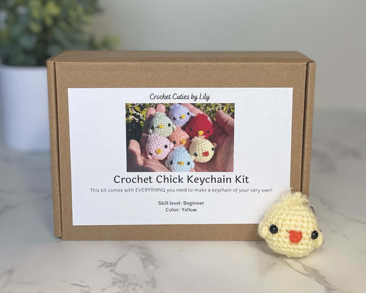 Crochet Chick Keychain Crochet Kit